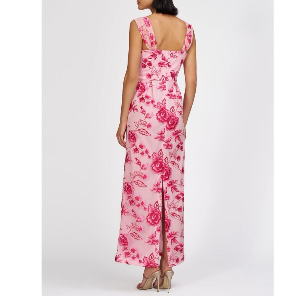 JS COLLECTIONS Julieta Ankle Sundress Gown in Rose Shadow/ Magenta - Picture 13 of 13